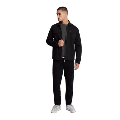 Gunmetal - Lifestyle - Lyle & Scott Mens Grid Knitted Crew Neck Jumper