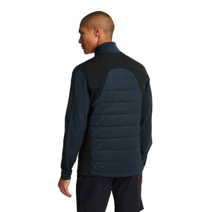 Dark Navy - Back - Lyle & Scott Mens Wadded Golf Gilet