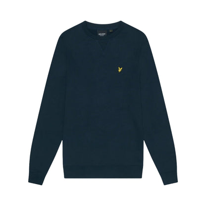 Dark Navy - Front - Lyle & Scott Mens Tartan Heritage Sweatshirt