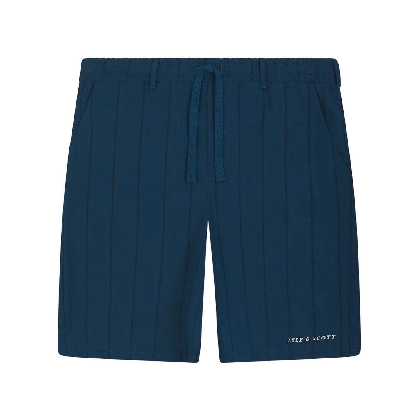 Apres Navy - Front - Lyle & Scott Mens Pinstripe Shorts