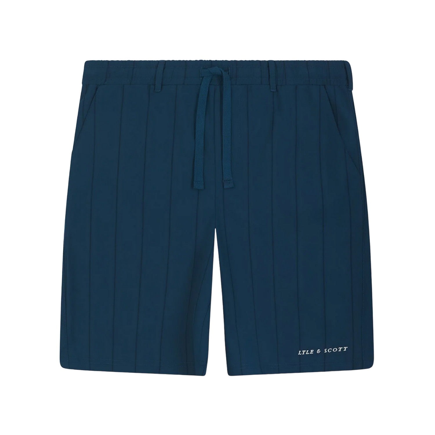 Apres Navy - Front - Lyle & Scott Mens Pinstripe Shorts