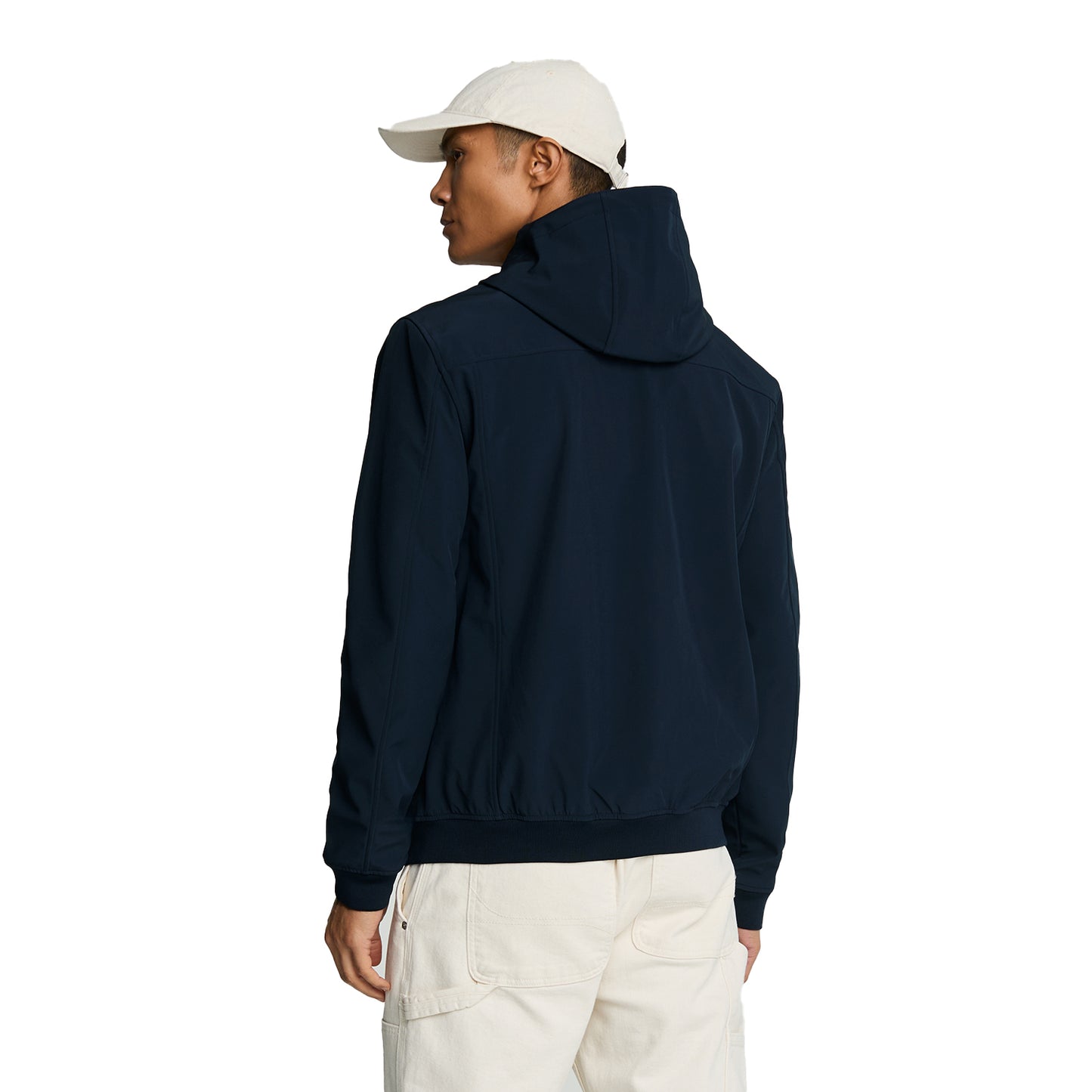Dark Navy - Back - Lyle & Scott Mens Soft Shell Jacket