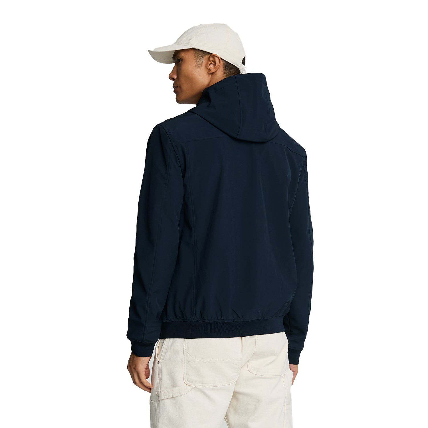 Dark Navy - Back - Lyle & Scott Mens Soft Shell Jacket