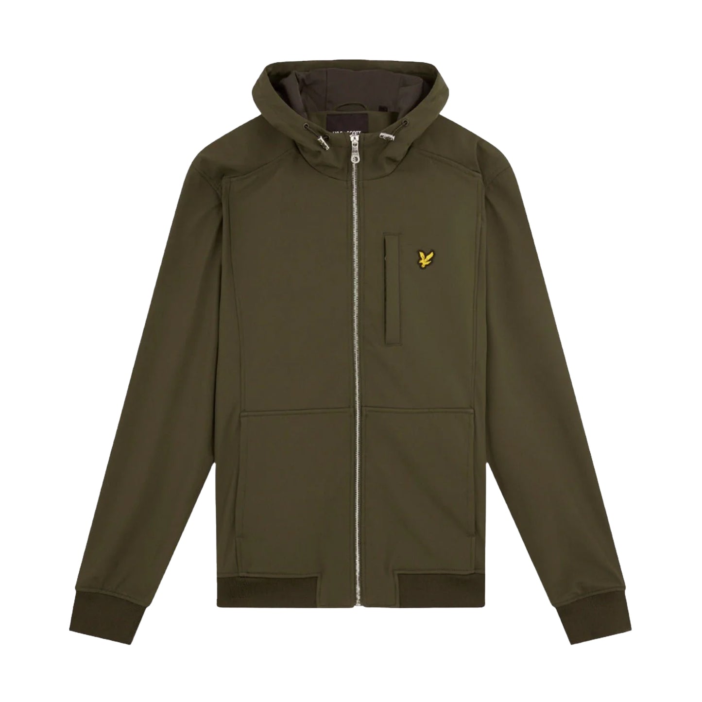 Olive - Front - Lyle & Scott Mens Soft Shell Jacket