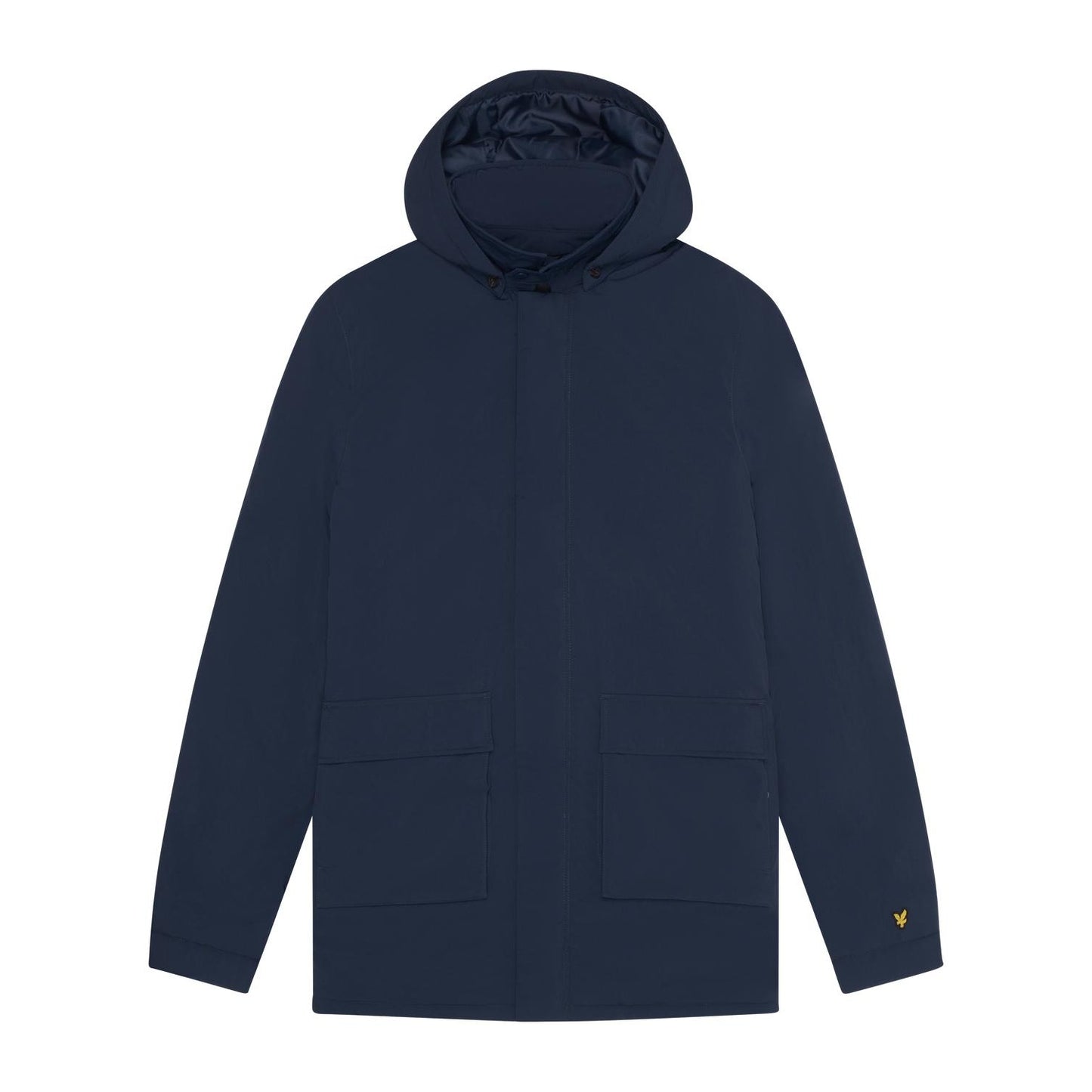 Muddy Navy - Front - Lyle & Scott Mens Wadded Parka