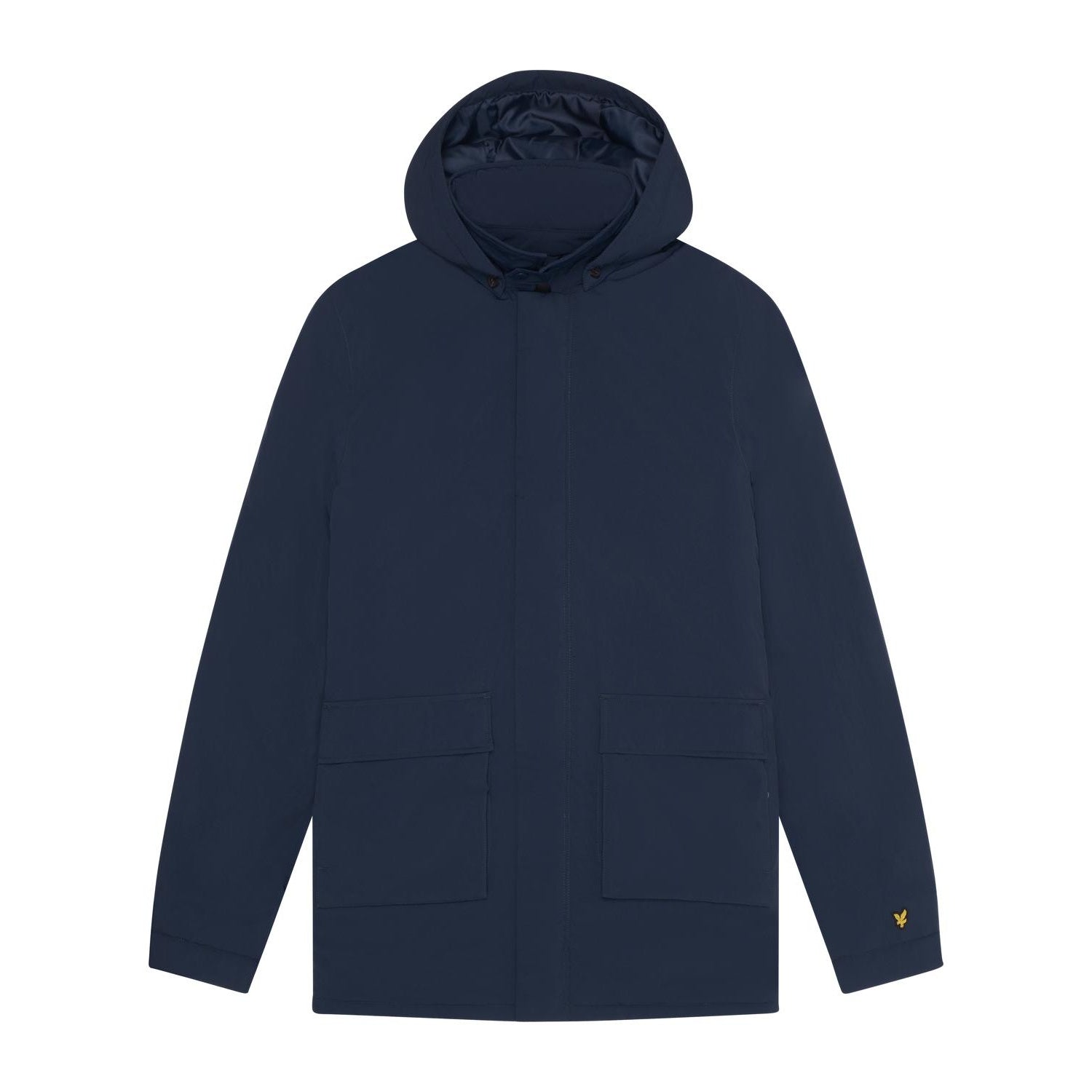Muddy Navy - Front - Lyle & Scott Mens Wadded Parka