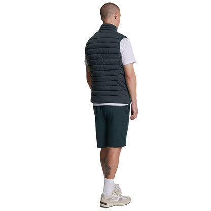 Dark Navy - Back - Lyle & Scott Mens Fly Fleece Shorts