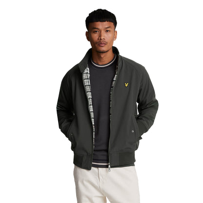 Gunmetal - Front - Lyle & Scott Mens Harrington Soft Shell Jacket