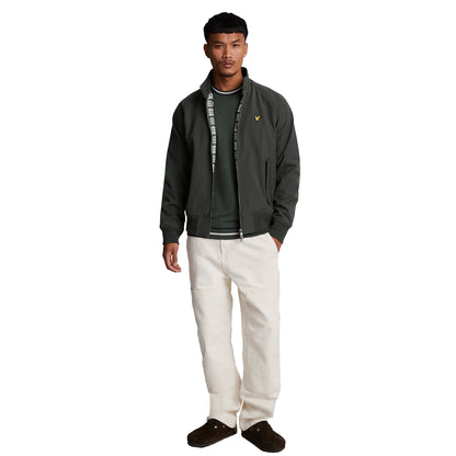 Gunmetal - Side - Lyle & Scott Mens Harrington Soft Shell Jacket