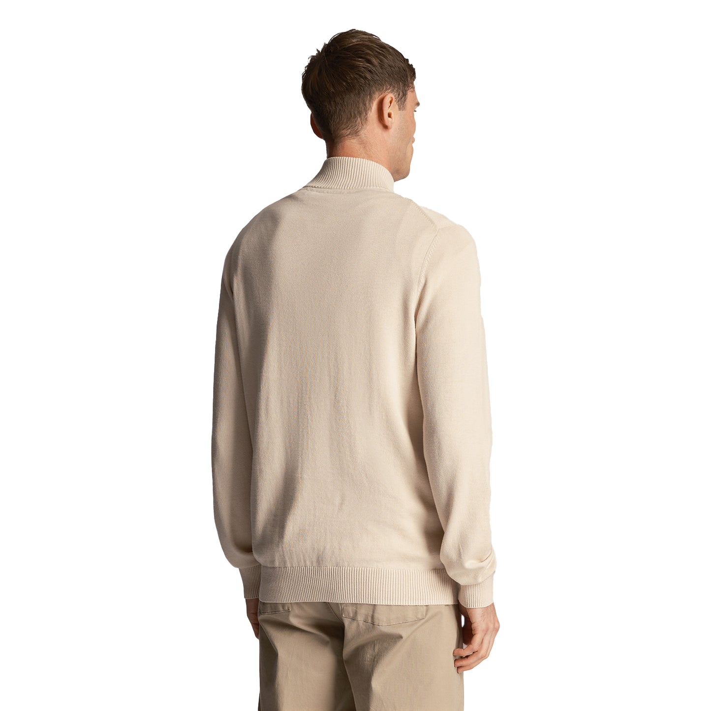 Cove - Back - Lyle & Scott Mens Quarter Zip Jumper