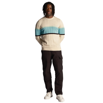 Sesame - Lifestyle - Lyle & Scott Mens Stripe Knitted Long-Sleeved Jumper