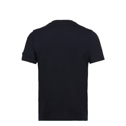 Dark Navy - Back - Lyle & Scott Mens 1874 Printed Regular T-Shirt