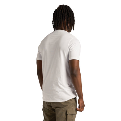 White - Lifestyle - Lyle & Scott Mens 1874 Printed Regular T-Shirt