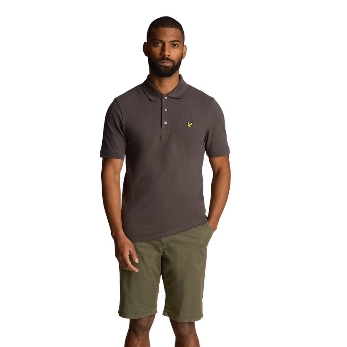 Green - Front - Lyle & Scott Mens Anfield Shorts