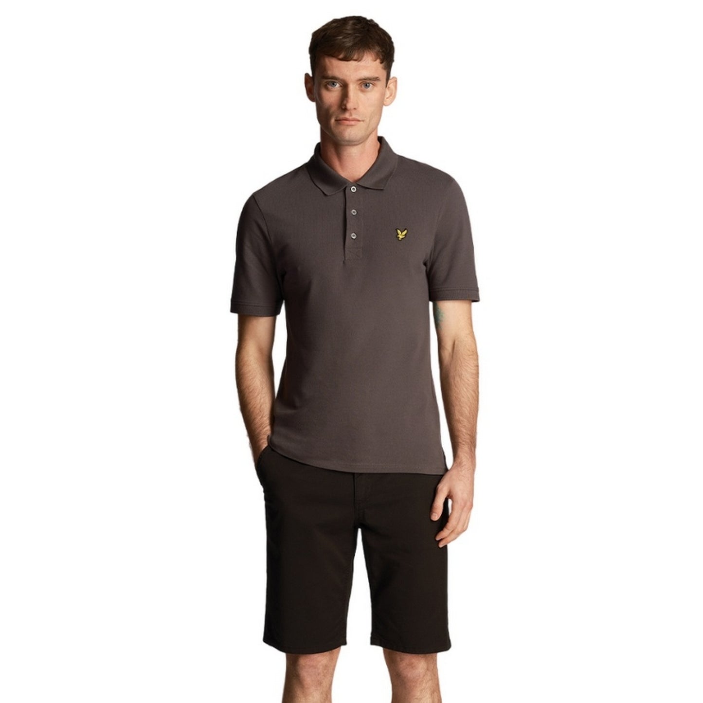 Jet Black - Front - Lyle & Scott Mens Anfield Shorts