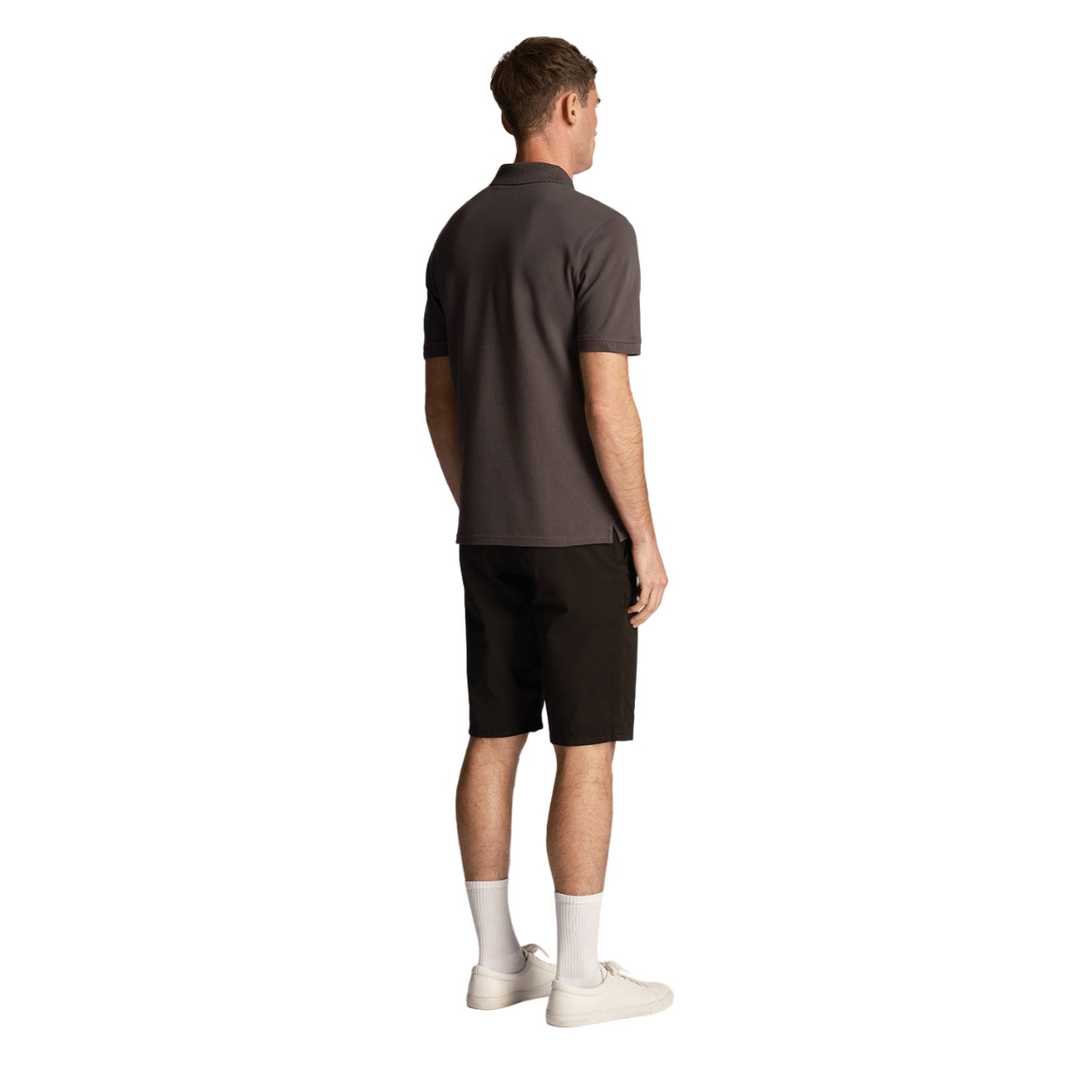 Jet Black - Back - Lyle & Scott Mens Anfield Shorts