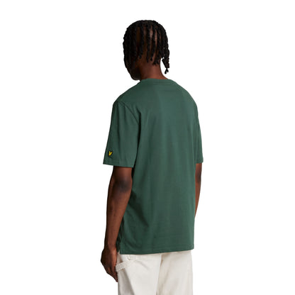 Argyle Teal - Back - Lyle & Scott Mens A Guide To Scotland Graphic Print T-Shirt