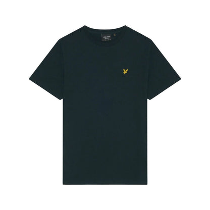 Dark Navy - Front - Lyle & Scott Mens Tartan Heritage Graphic Print T-Shirt