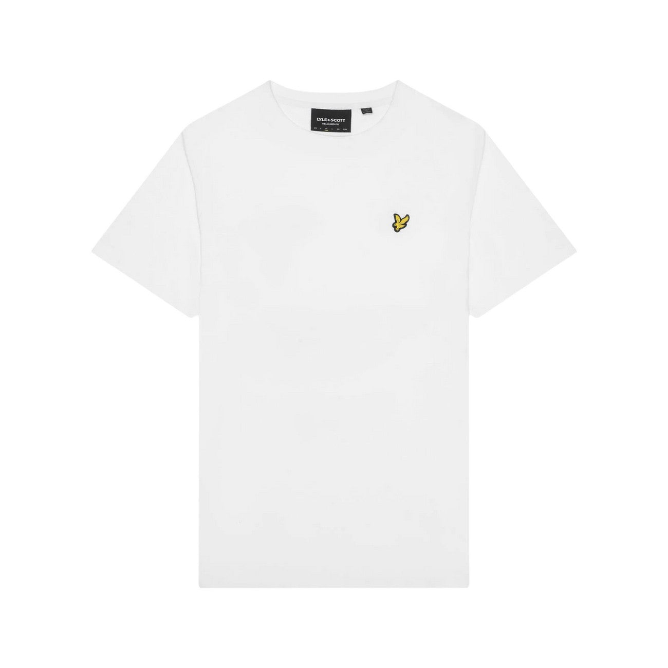White - Front - Lyle & Scott Mens Tartan Heritage Graphic Print T-Shirt