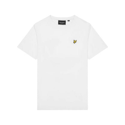 White - Front - Lyle & Scott Mens Tartan Heritage Graphic Print T-Shirt