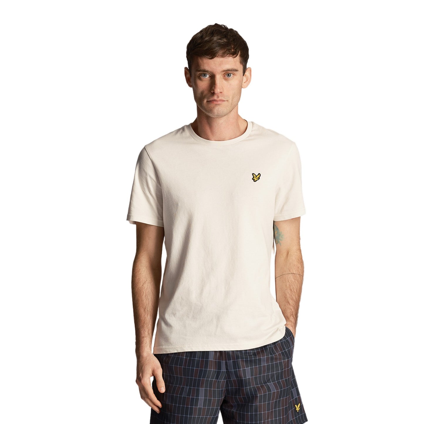 Dark Navy - Back - Lyle & Scott Mens Pool Print Swim Shorts