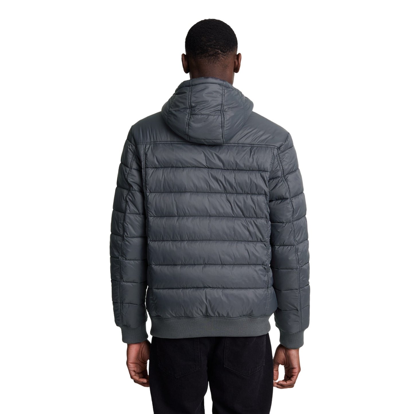 Gunmetal - Side - Lyle & Scott Mens Wadded Jacket
