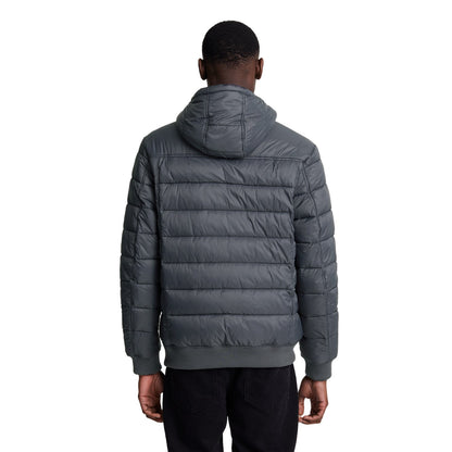 Gunmetal - Side - Lyle & Scott Mens Wadded Jacket