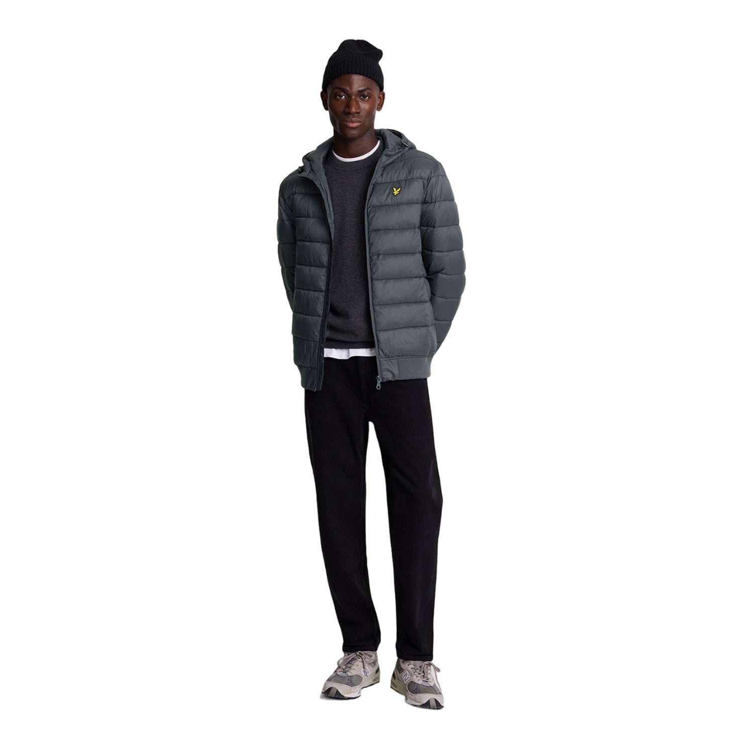 Gunmetal - Lifestyle - Lyle & Scott Mens Wadded Jacket