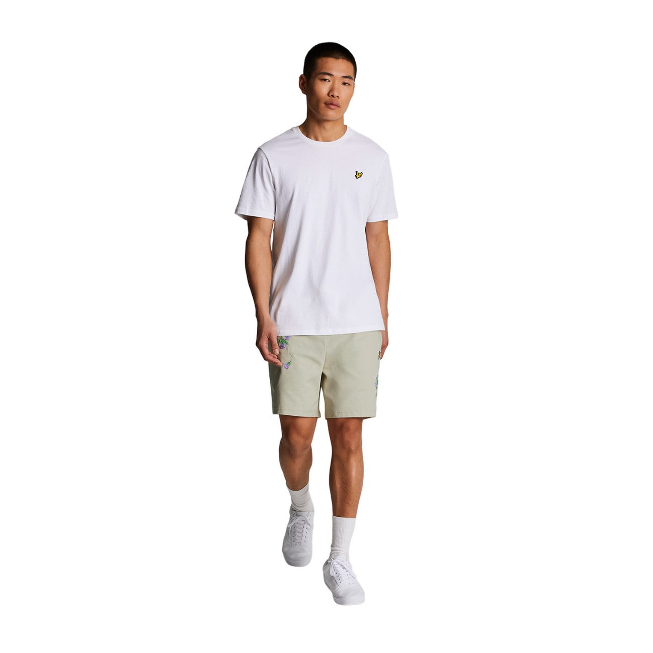 Cove - Lifestyle - Lyle & Scott Mens Thistle Club Thistle Embroidered Shorts