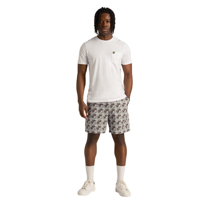Gunmetal - Front - Lyle & Scott Mens Resort Floral Casual Shorts