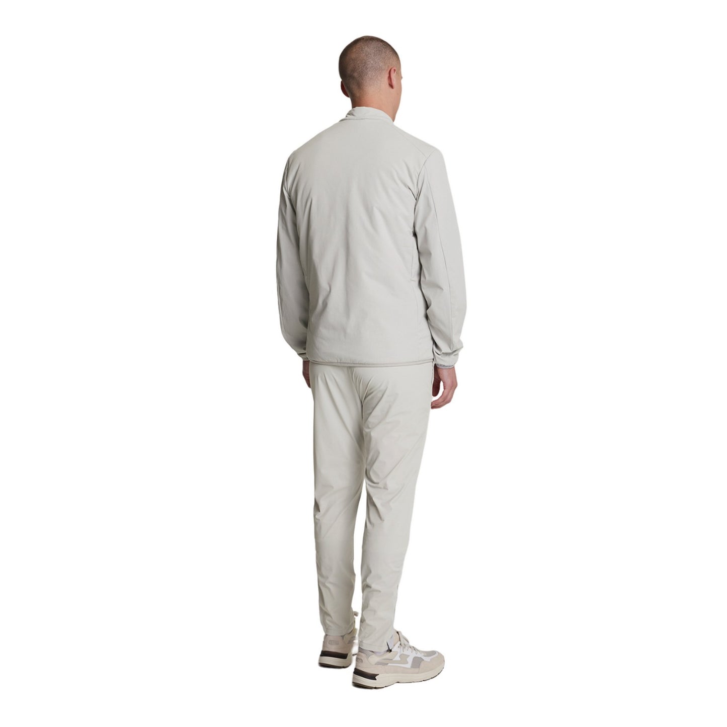 Pebble - Back - Lyle & Scott Mens 4 Way Stretch Logo Sports Tracksuit Bottoms