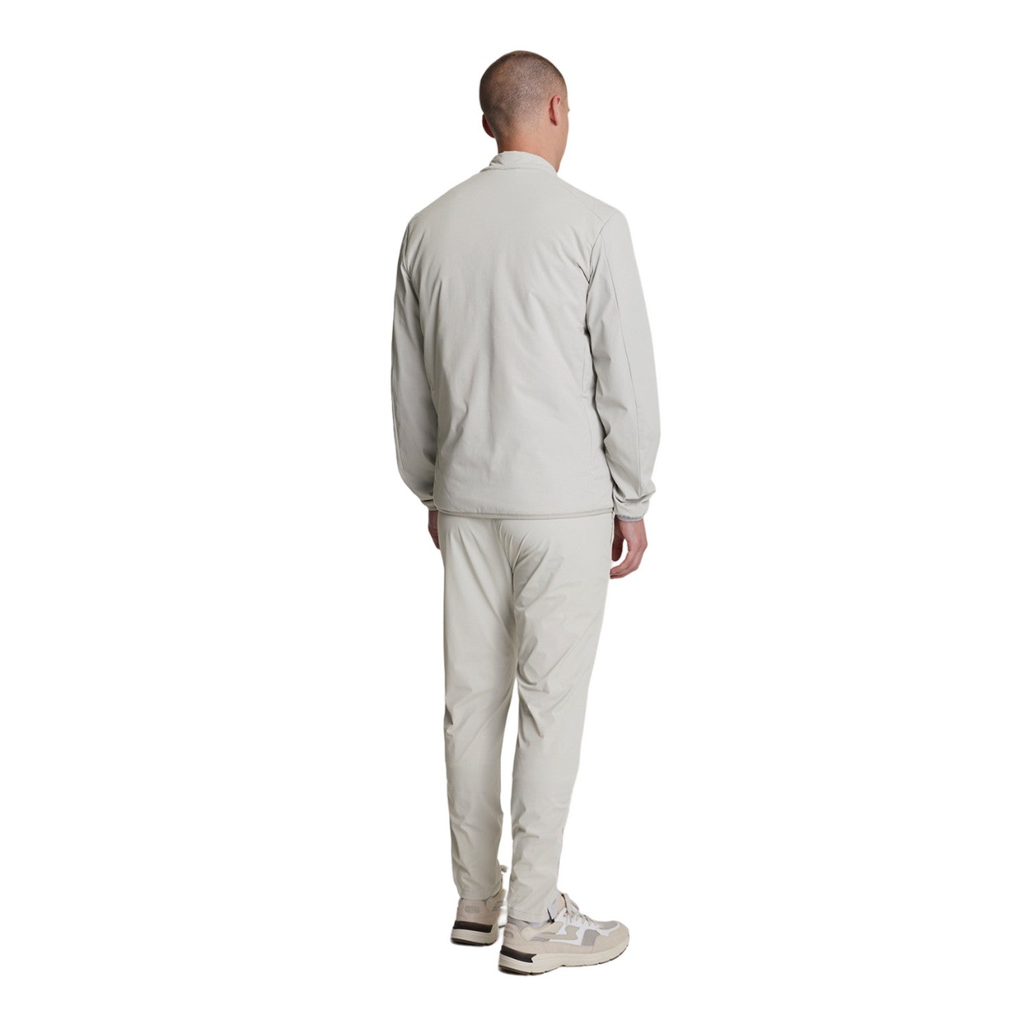 Pebble - Back - Lyle & Scott Mens 4 Way Stretch Logo Sports Tracksuit Bottoms