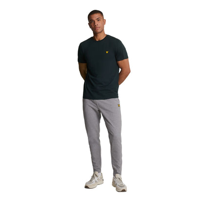 Dark Navy - Side - Lyle & Scott Mens Tape Sports T-Shirt