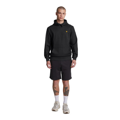 Jet Black - Lifestyle - Lyle & Scott Mens Fly Fleece Sports Hoodie