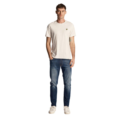 Indigo - Back - Lyle & Scott Mens Denim Tapered Jeans