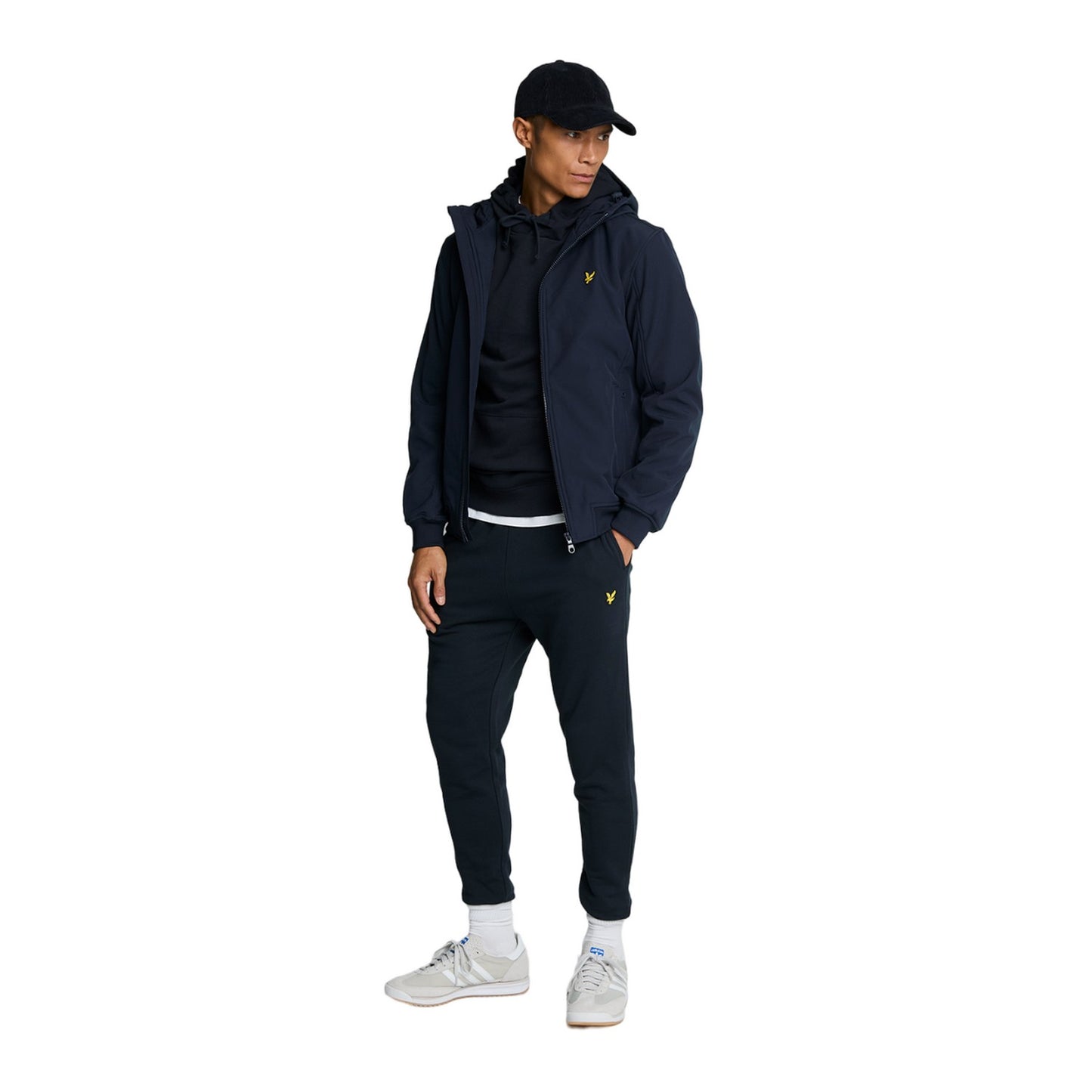 Dark Navy - Lifestyle - Lyle & Scott Mens Fleece Soft Shell Jacket