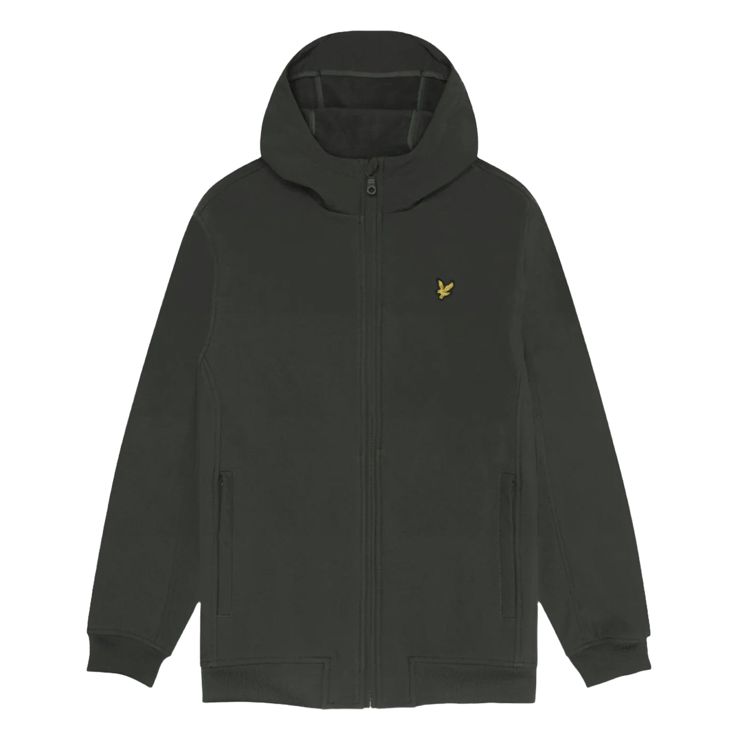 Gunmetal - Front - Lyle & Scott Mens Fleece Soft Shell Jacket