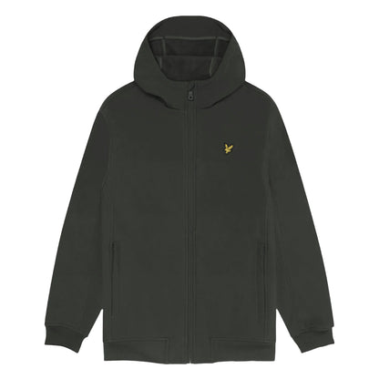Gunmetal - Front - Lyle & Scott Mens Fleece Soft Shell Jacket