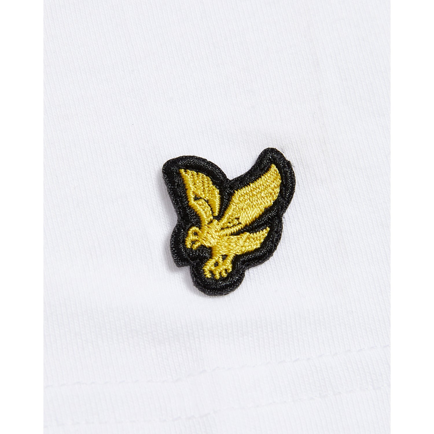 White-Charcoal Marl-Peacoat - Back - Lyle & Scott Mens Basic T-Shirt (Pack of 3)