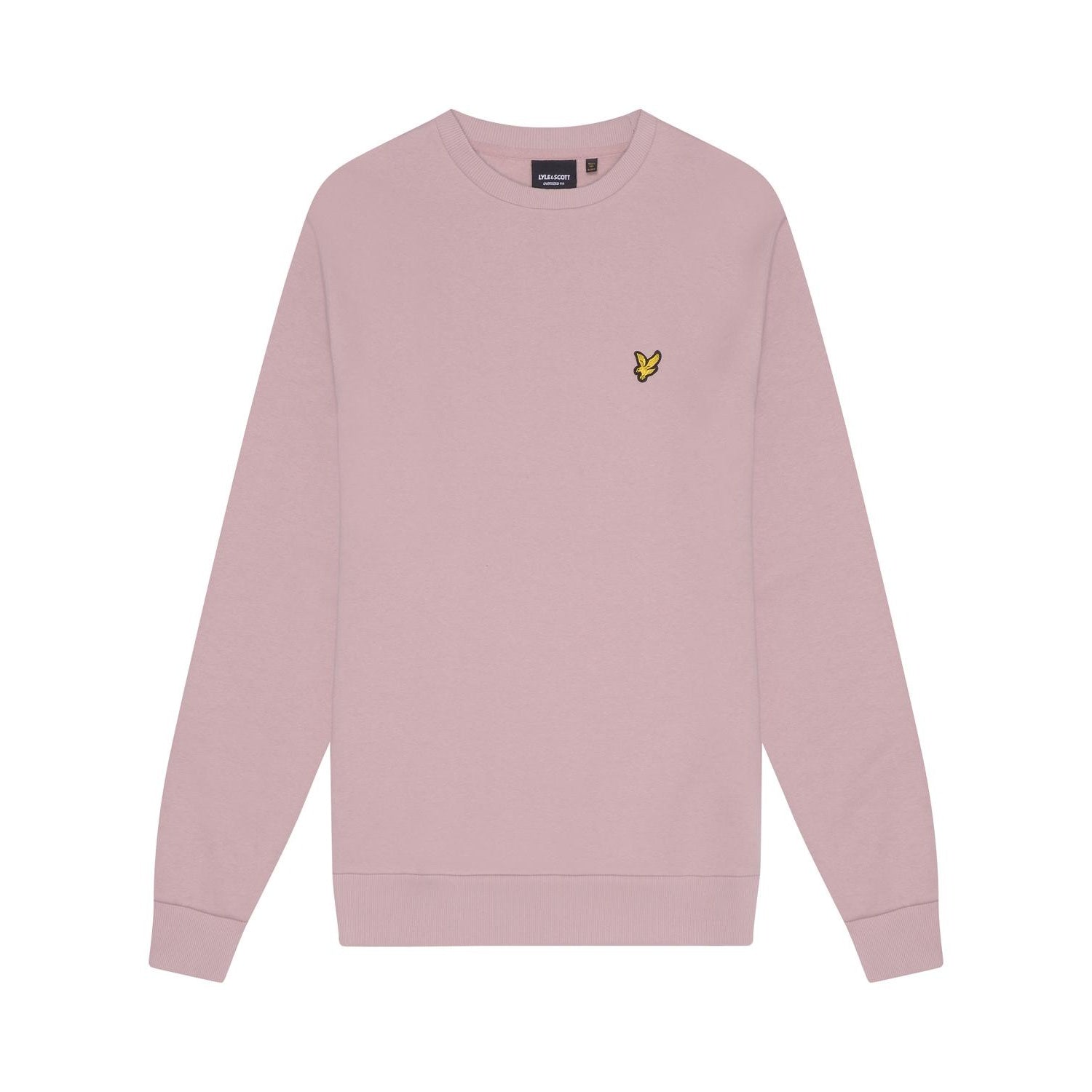 Field Thistle - Front - Lyle & Scott Mens Crew Neck Oversized Sweatshirt