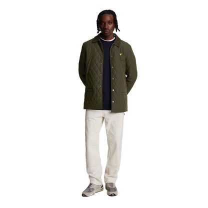 Olive - Lifestyle - Lyle & Scott Mens Quilted Padded Jacket