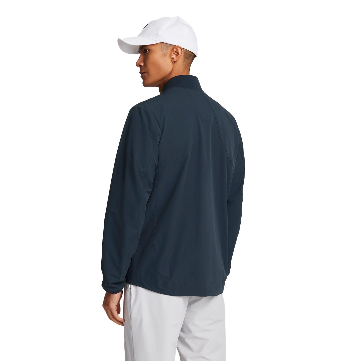 Dark Navy - Back - Lyle & Scott Mens Tech Golf Jacket