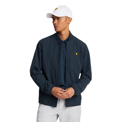 Dark Navy - Side - Lyle & Scott Mens Tech Golf Jacket