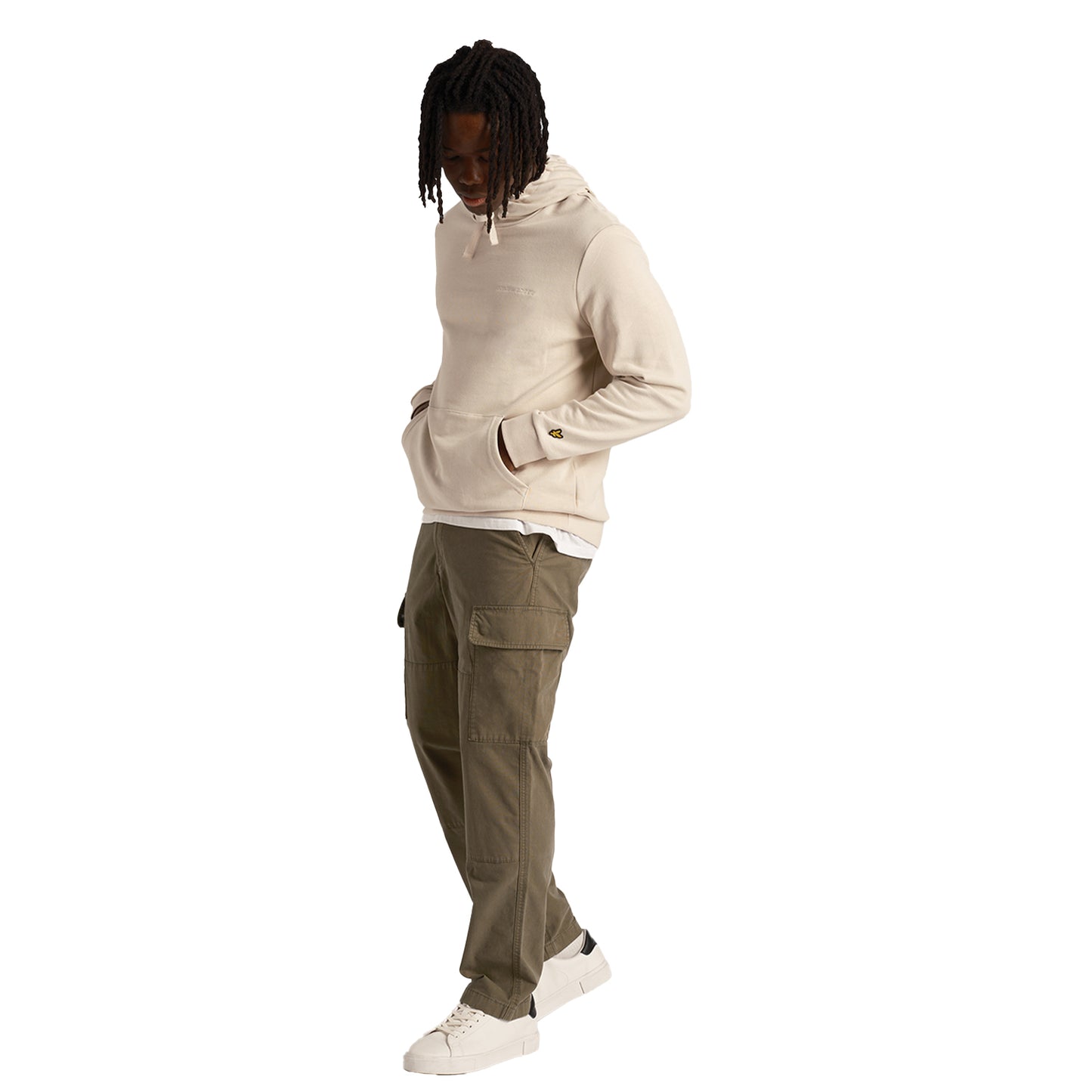 Cove - Lifestyle - Lyle & Scott Mens Embroidered Loop Back Hoodie