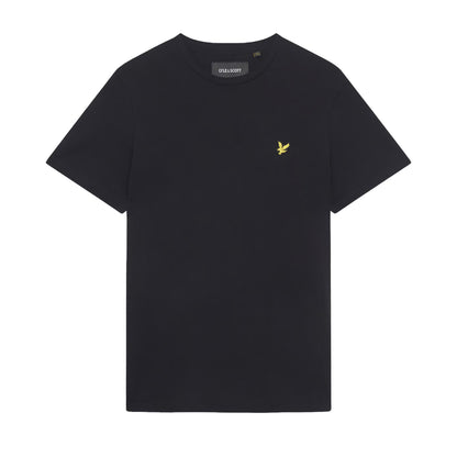 Jet Black - Front - Lyle & Scott Mens Plain Plus T-Shirt