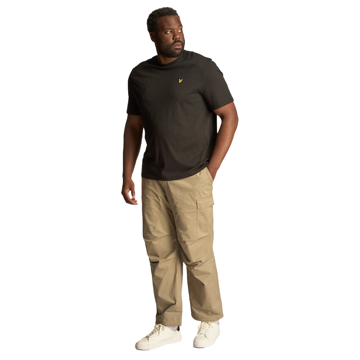 Jet Black - Lifestyle - Lyle & Scott Mens Plain Plus T-Shirt