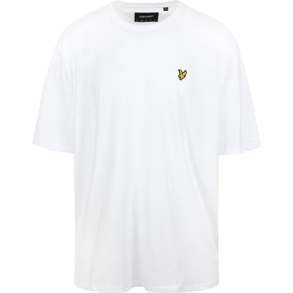 White - Front - Lyle & Scott Mens Plain Plus T-Shirt