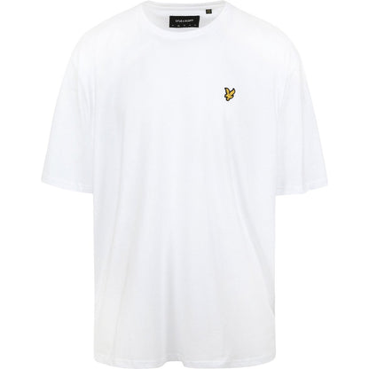White - Front - Lyle & Scott Mens Plain Plus T-Shirt