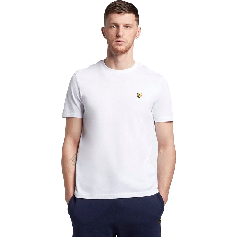 White - Lifestyle - Lyle & Scott Mens Plain Plus T-Shirt