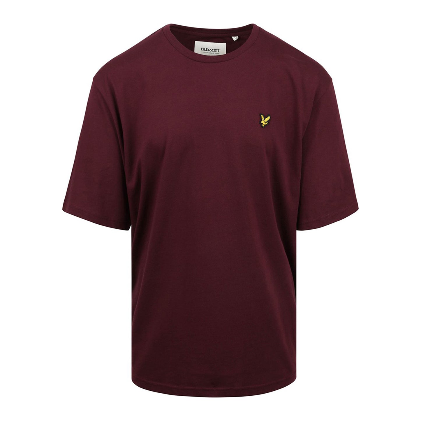Burgundy - Front - Lyle & Scott Mens Plain Plus T-Shirt